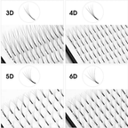 Narrow Premade Fan Lashes 5D – Professional Volume Lash Extensions | Multiple Curls & Sizes