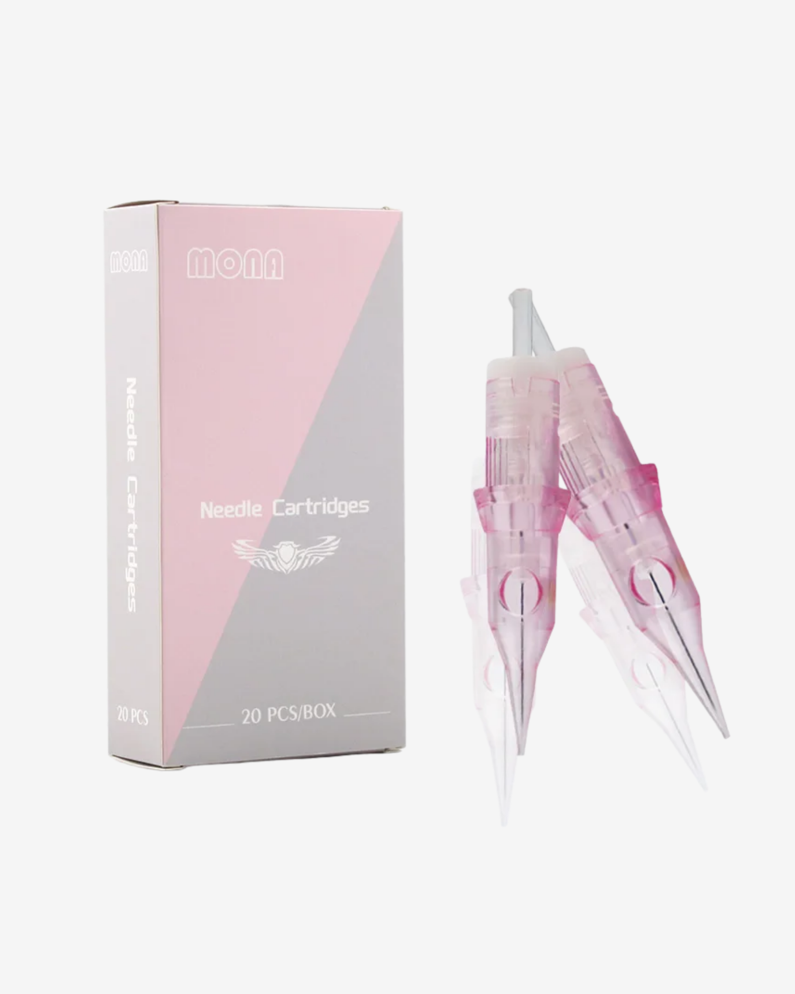 Mona Tattoo Cartridge Needles – 20pcs Pink