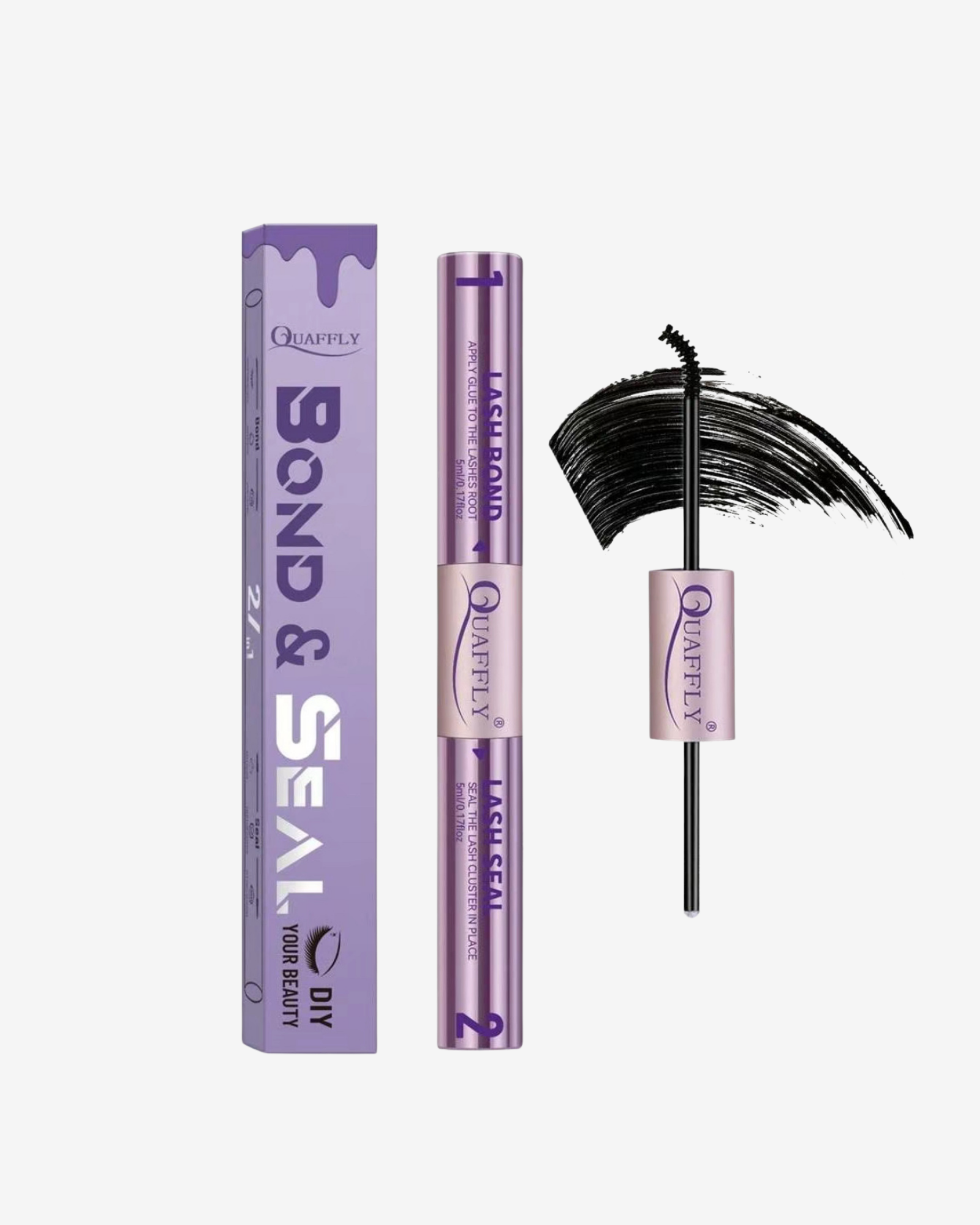 Lash Bond and Seal Waterproof 10ML Eyelash Bond and Seal Lash Glue for Lash Clusters