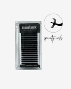 MIAFAUX Specialty Curls Lash Extensions J L M – Matte Black