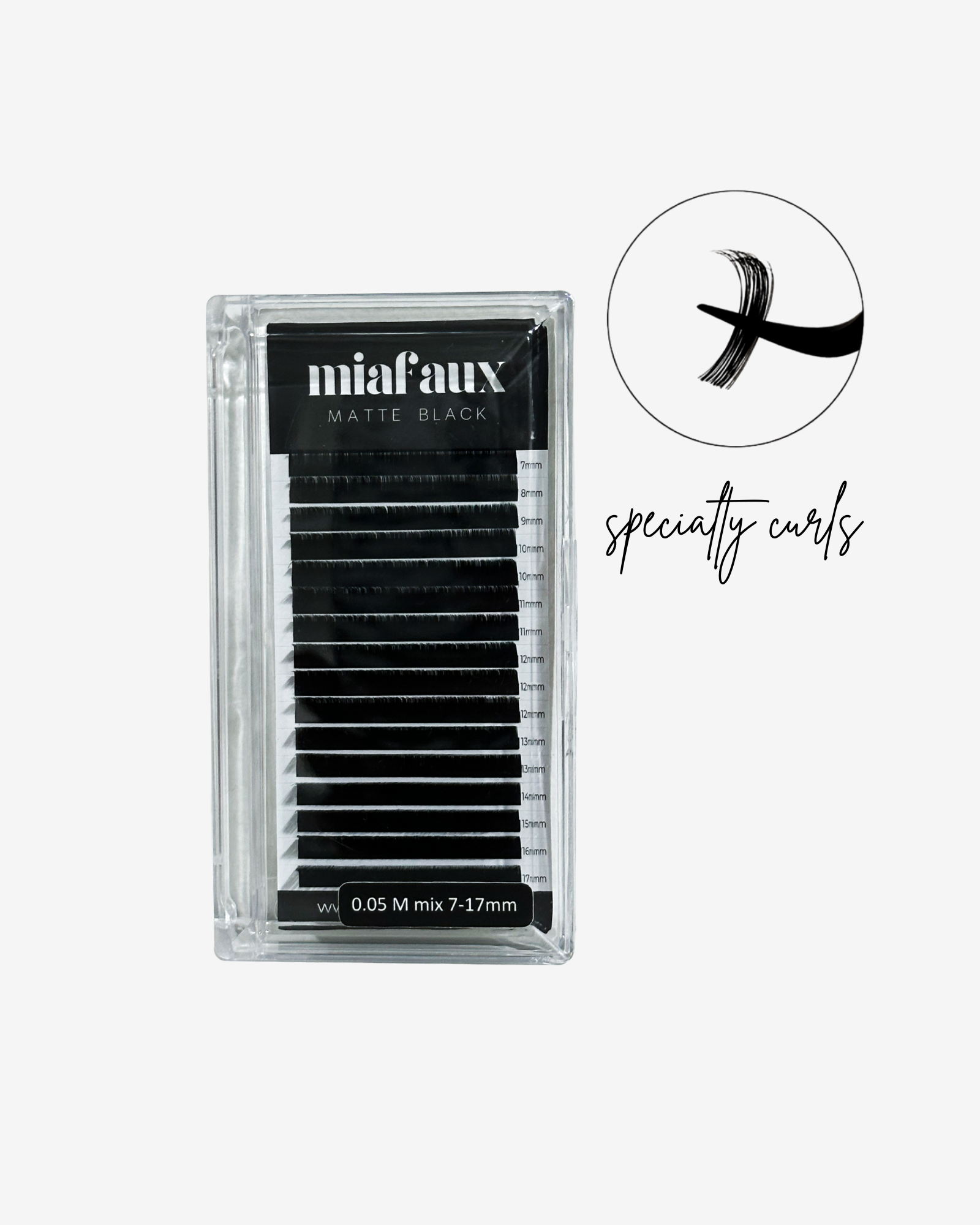 MIAFAUX Specialty Curls J L M - Matte Black