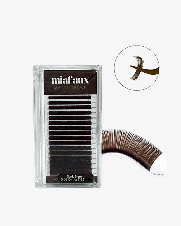 MIAFAUX Matte Brown VOLUME 0.05 - 16 LINES