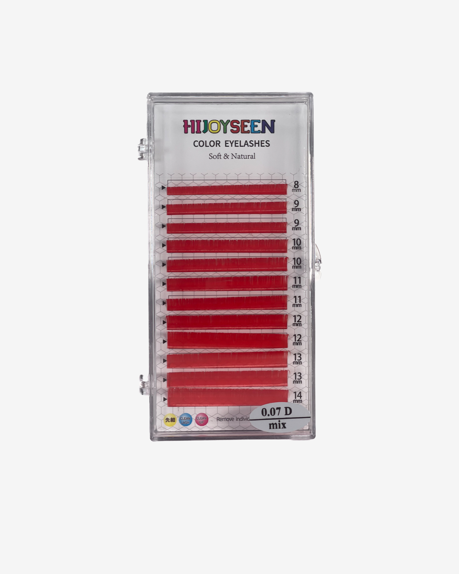 Hijoyseen Color Lashes - Neon Collection - D curl