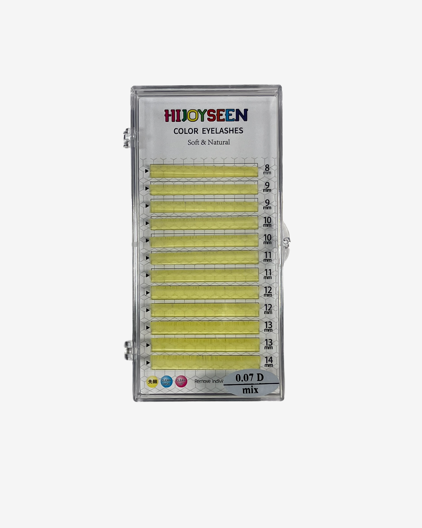 Hijoyseen Color Lashes - Neon Collection - D curl