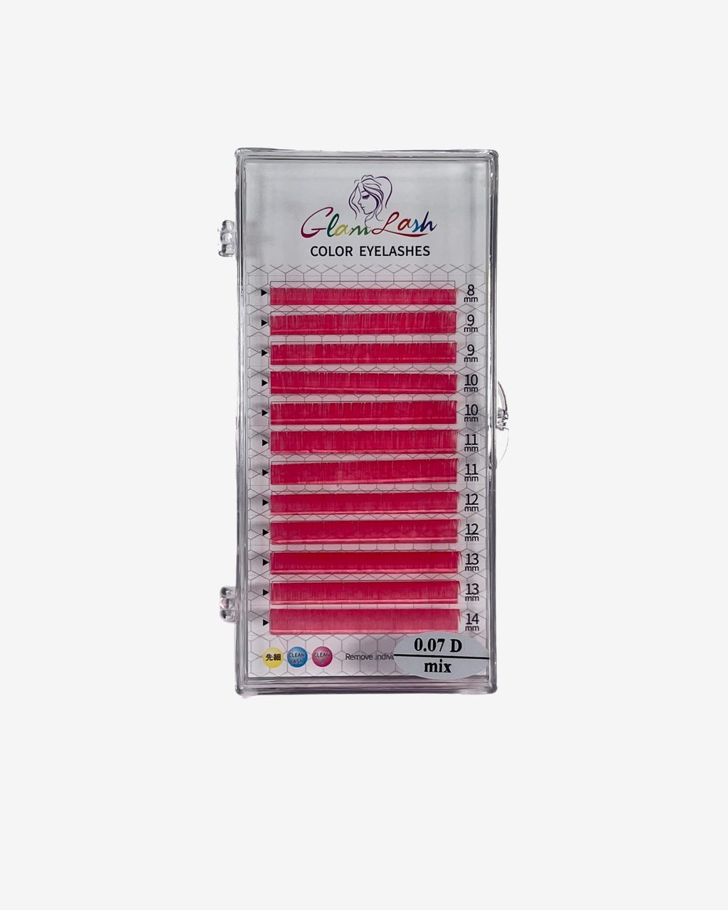 Hijoyseen Color Lashes - Neon Collection - D curl