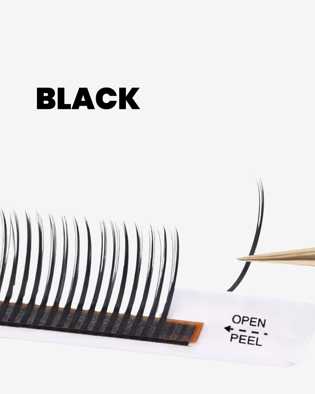 Maria Lashes 5D Closed Fan BLACK