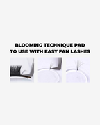 Silicone Blooming Pad for Lash Extensions – Easy Fan & Blooming Technique Tool for Volume Sets