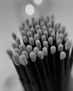 Microswabs black qty 100