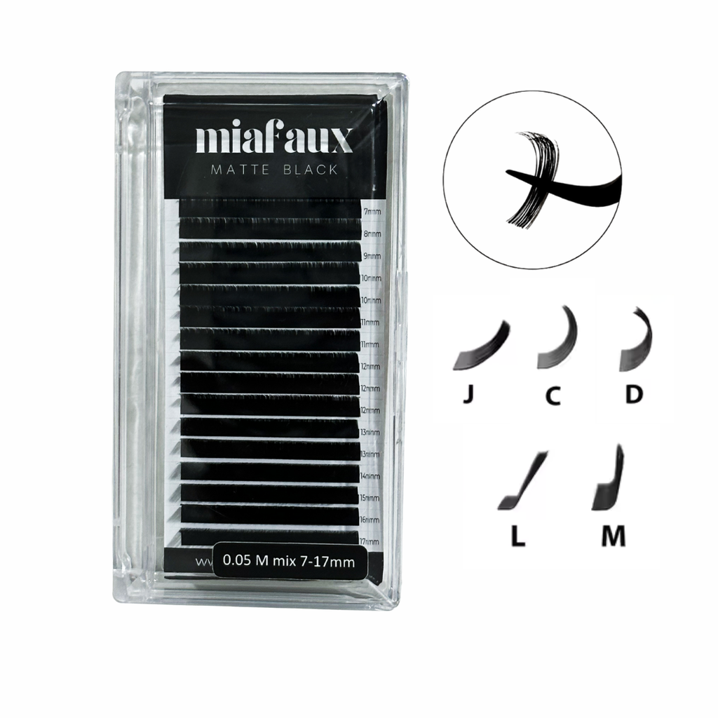 MIAFAUX Specialty Curls J L M - Matte Black