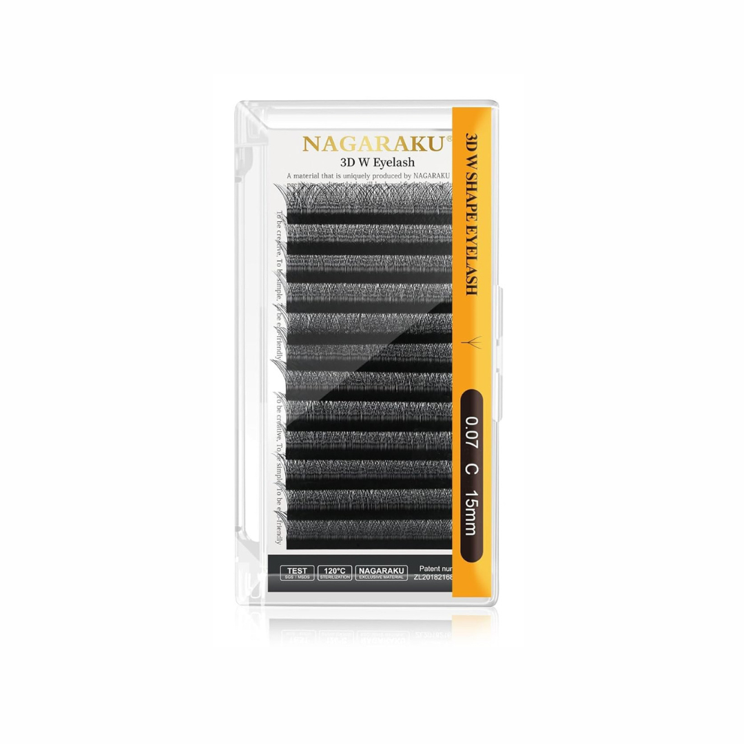 Nagaraku W lashes 3D D curl
