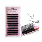 CoMango 3D Fluffy Camellia Lash Extensions LC LD Curl – Best Floral Volume Lashes for Dramatic Sets