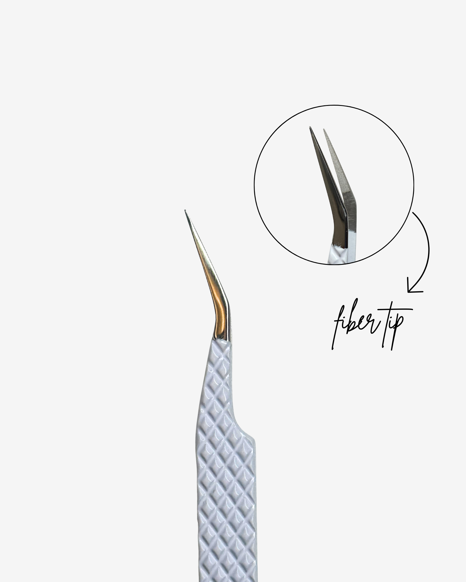 Miafaux Fiber DOLPHIN TIP isolation Tweezer