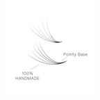 Promade Fans 500 Fans per Tray – Best Premade Volume Fans for Lash Extensions | Multiple Curls & Sizes