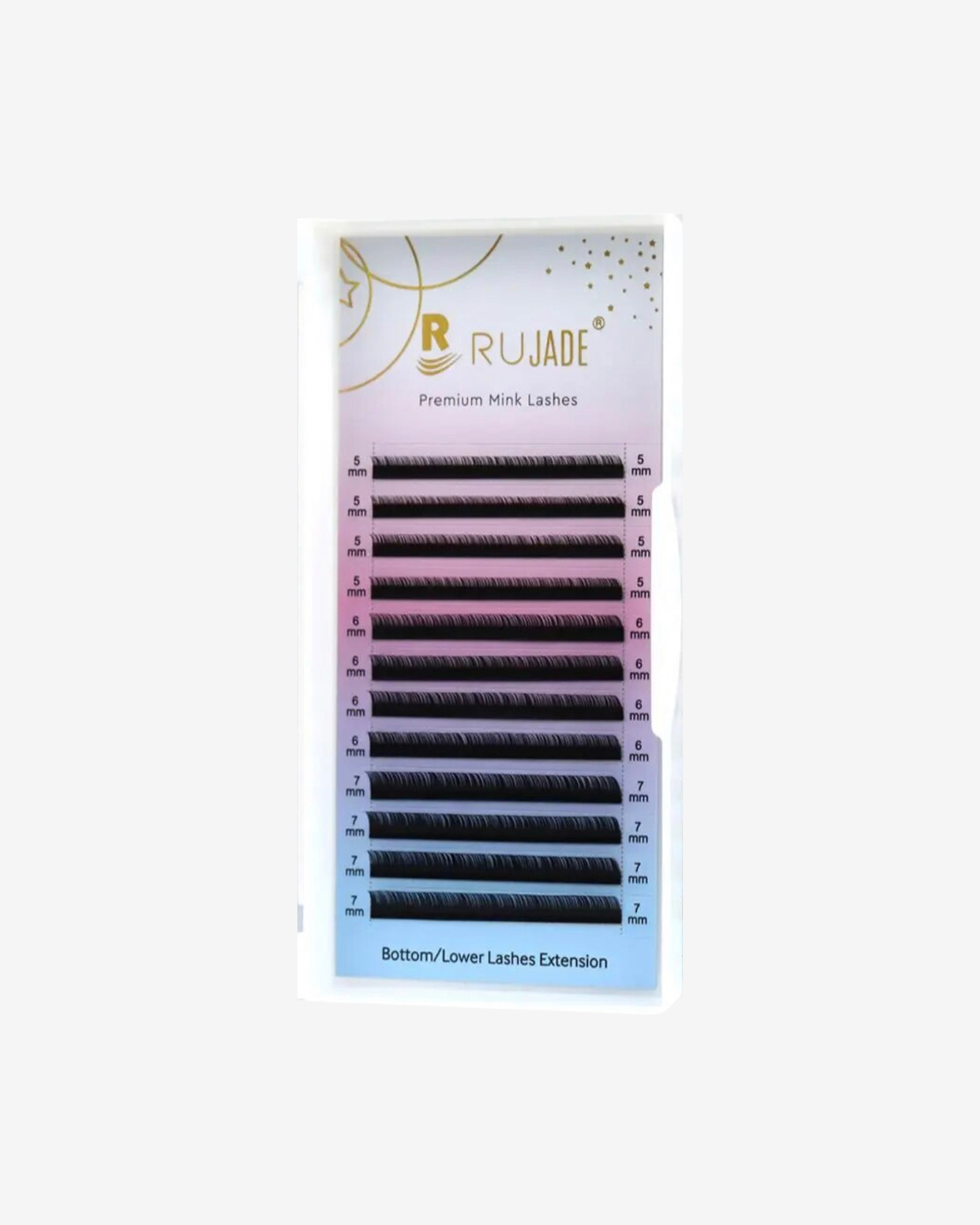 RUJADE Bottom Lashes B Curl