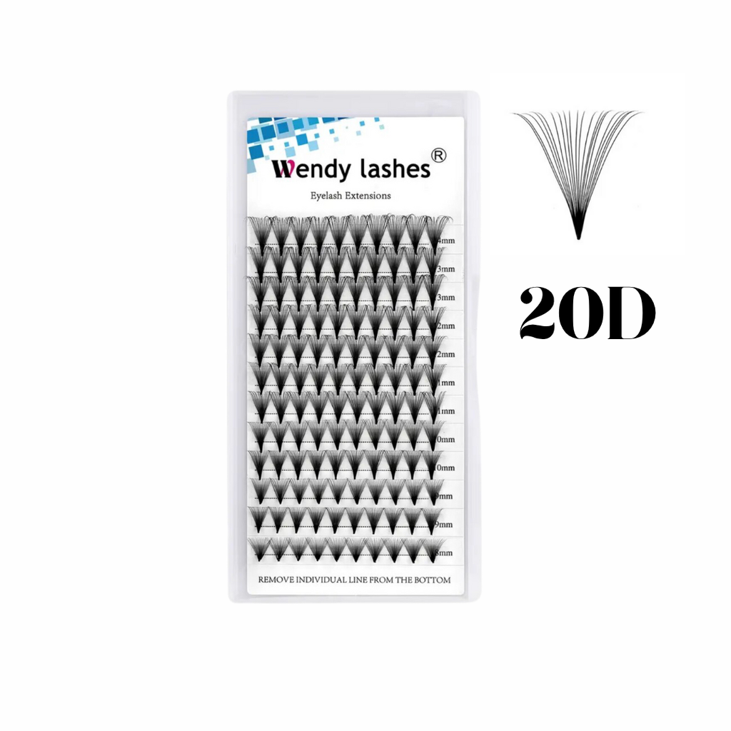 Wendy  Lashes Promades SHARP BASE 20D